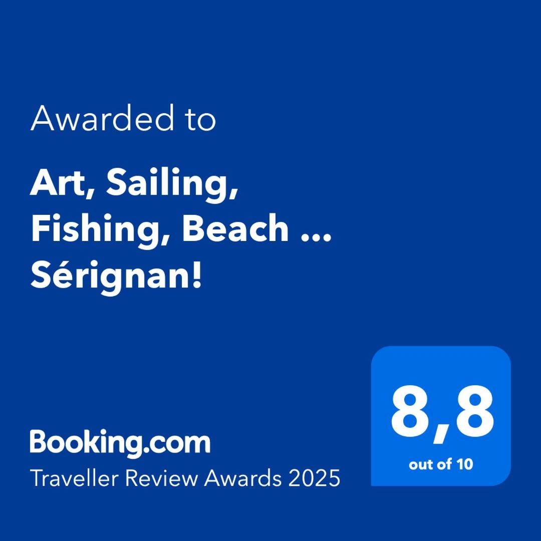 Art, Sailing, Fishing, Beach ... Serignan! Εξωτερικό φωτογραφία